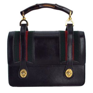 RARE Gucci Bamboo Handle Purse - 1960's